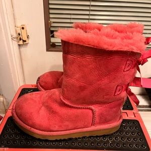 Ugg Bailey boots with bows in the back